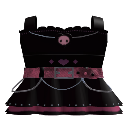 Punk Grunge y2k babydoll skirt Roblox item