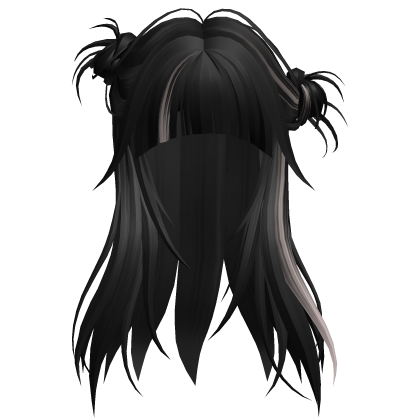 Y2k Punk Hair(Black&White) Roblox item
