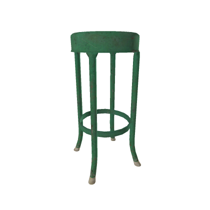 Metal Fallout Stool
