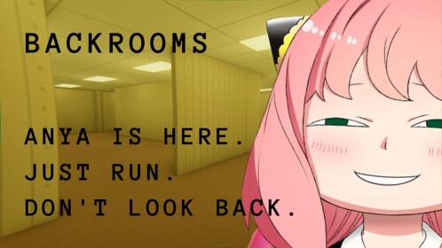 🏃‍♀️ Anya in the backrooms 🚪 [Spy x Family]