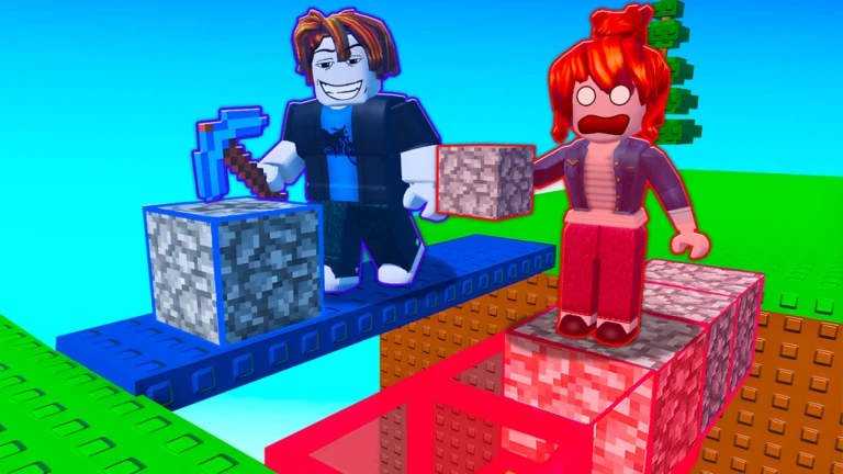 Mine and Craft 🧱 [2 Player Obby]