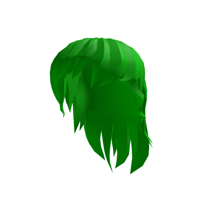 Green Anime Girl Hair