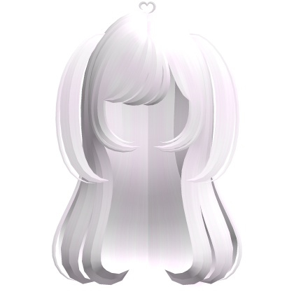 . ‿♡ soft pastel pink long wavey hair w pigtails ♡