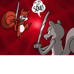 FIGHTING SQUIRRELS
