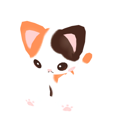 Holdable Calico Cat Plush Small (Handheld) thumbnail