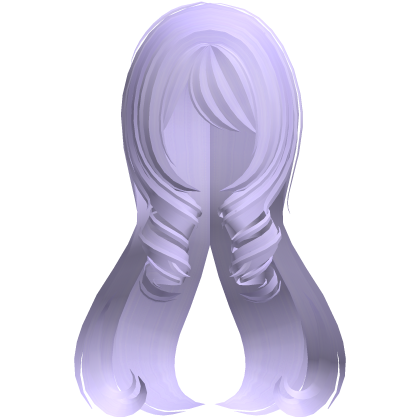 curly princess long heart hair purple