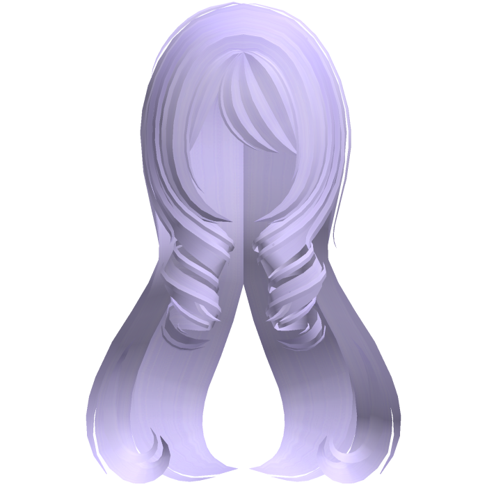 curly princess long heart hair purple