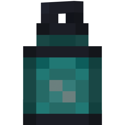 Cyan Pixel Lantern