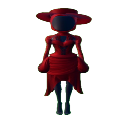 Red Dress Lady Gaga x DTI Dress To Impress Roblox decal