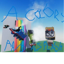 thomas and friends with color splash icon