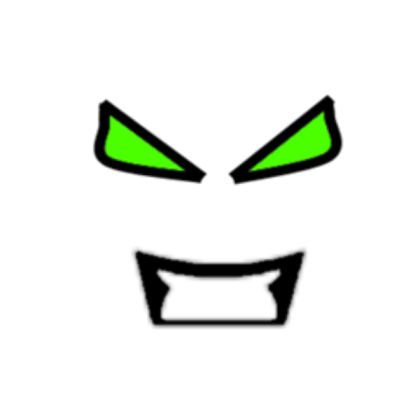 neon green eyes of evilness Roblox decal