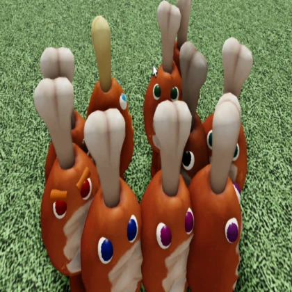 Turkey Leg Army - (fling things in people)