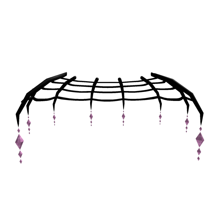 🖤🕸️ Spider's Grace crystal web skirt - Pink