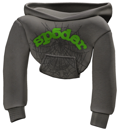 [1.0] Grey Sp5der Shoulder Hoodie