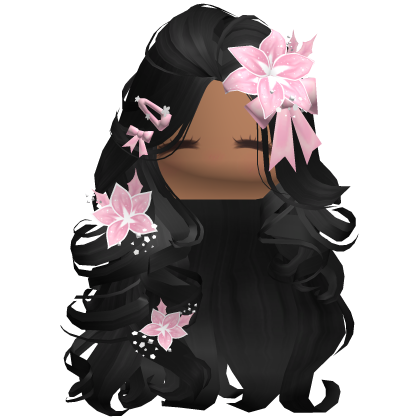 ♡ Christmas Blowout w/ Flowers (Black)