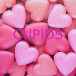 The hearted cupids