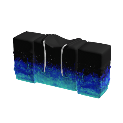 1.0 Blocky Galaxy Blue Hoodie