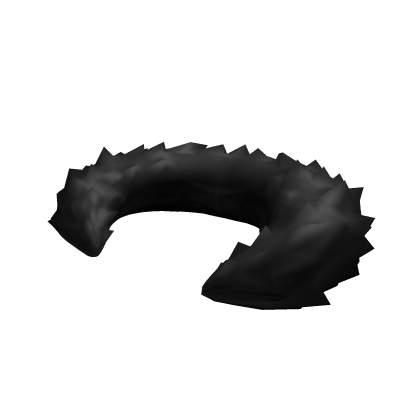 Black Fur Trim Collar