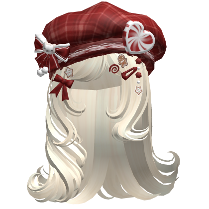♡ Christmas Fluffy Beret Combo (Beige)
