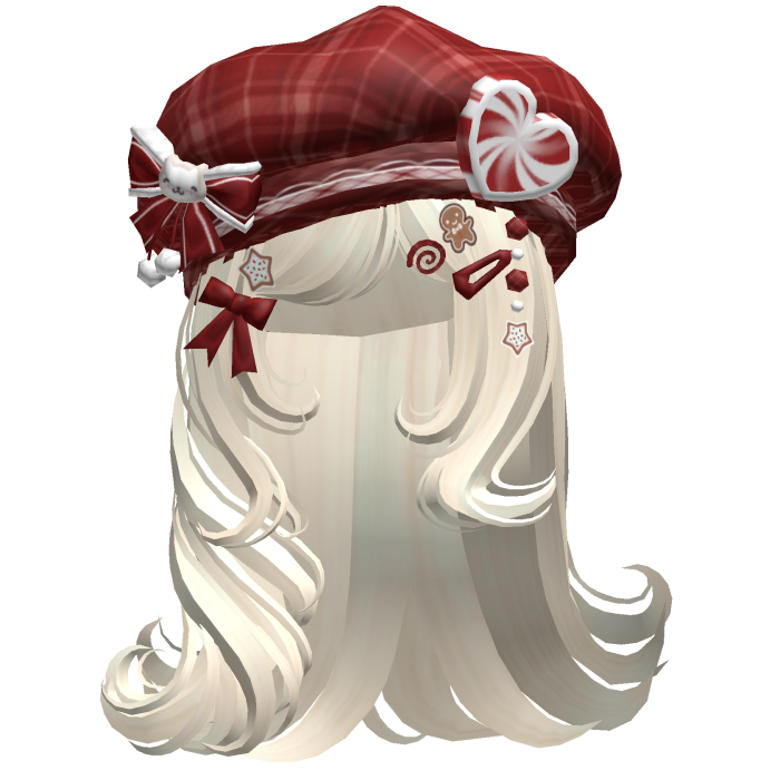 ♡ Christmas Fluffy Beret Combo (Beige)