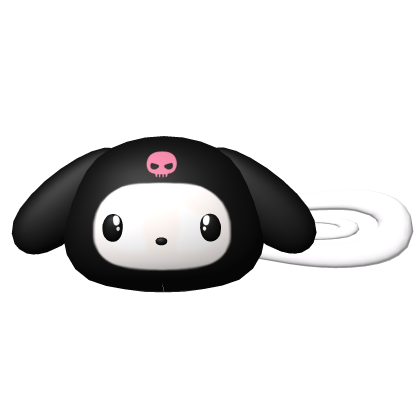 ♡ kawaii bunny puppy skull soft hair clip  Roblox item