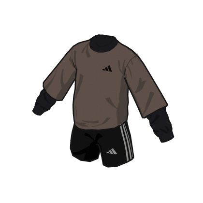 adidas Toon Top and Shorts Black