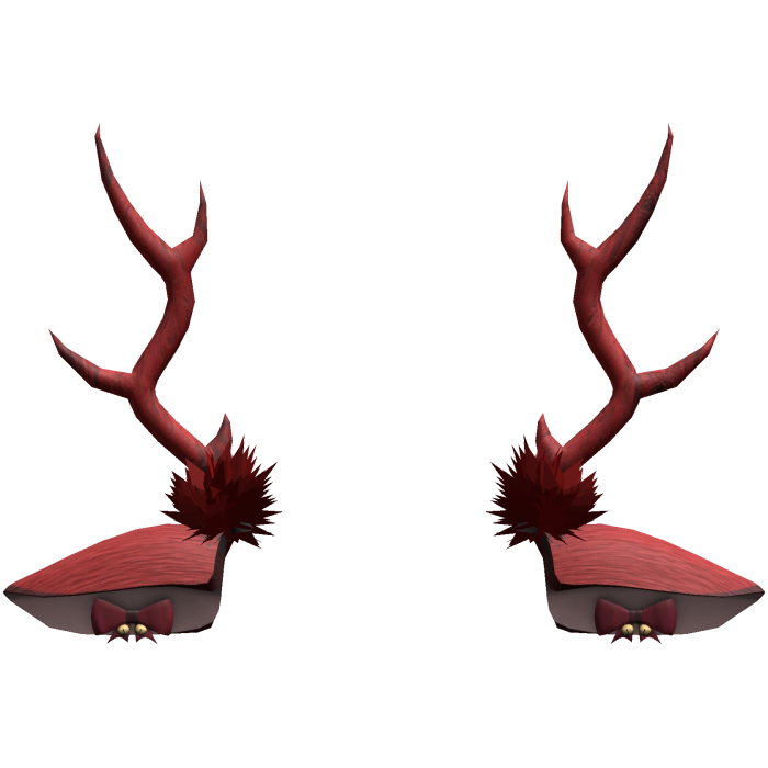 red christmas deer