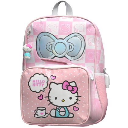 Cutesy Pink Ello Kitty Backpack Bag Pink 3.0