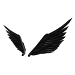 Ethereal Matte Steel Wings