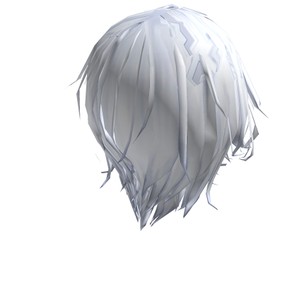 ♡cute anime white short hair Roblox item