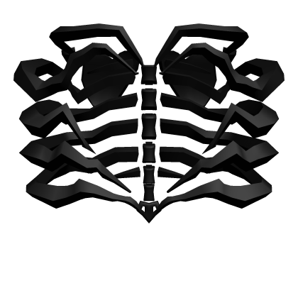 1.0 Crooked Heart Rib Cage (Black)