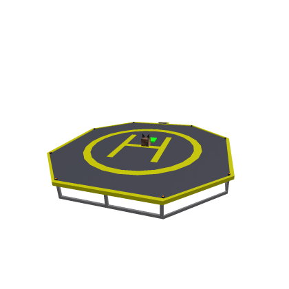 parking for a helicopter with a floppa
