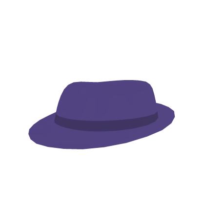 Dark Purple Neon Glow Fedora