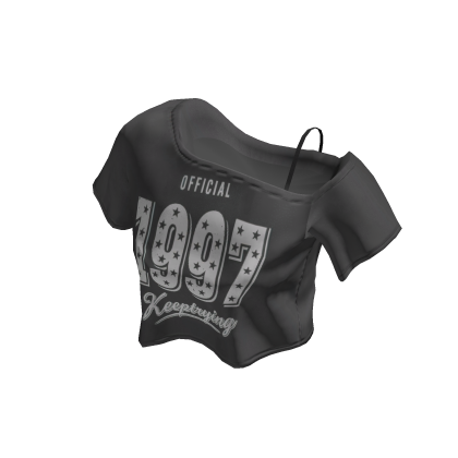 💜 Streetwear Off-Shoulder Crop Top_Gray thumbnail