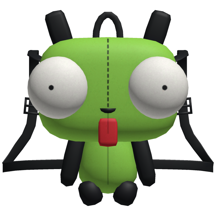 Green Alien GIR Scene Plush Backpack [1.0]