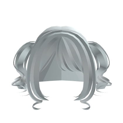 ♡ short and sweet twirly pigtails blue