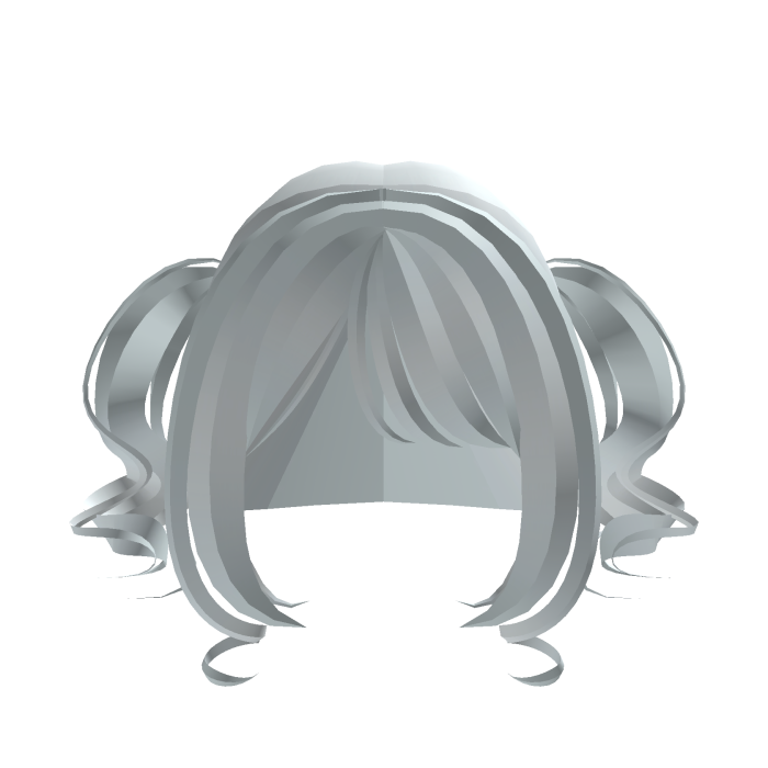 ♡ short and sweet twirly pigtails blue