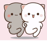 dancing group of cats