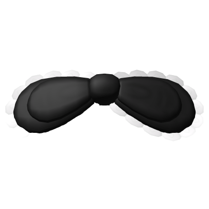 ︵‧˚♡ black baby doll bow