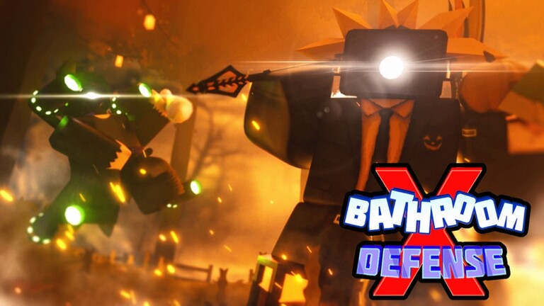 Bathroom Tower Defense X — official Roblox game image