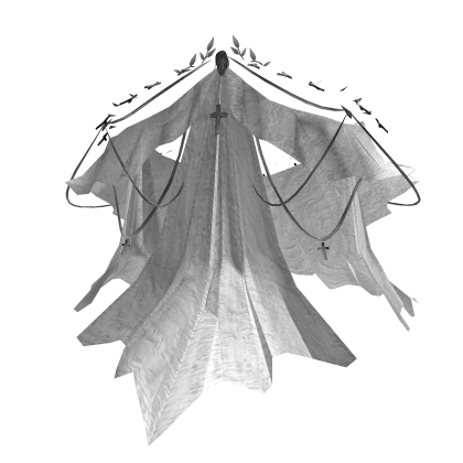 White Silver Ornate Royal Dress