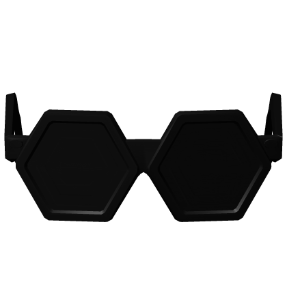 (NEW) Pure Black Sparkling Robux Shades (ADDON) Roblox item