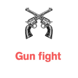 Gun fight  icon