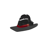 rook's egnimatic vampire huntsmen fedora in black