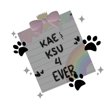 ♡ : kae & ksu 4ever rainbow notecard ৎ thumbnail
