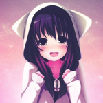 She watch anime