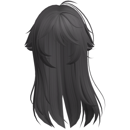 Gray Shy Moe Cat Girl Windy Whispy Hair