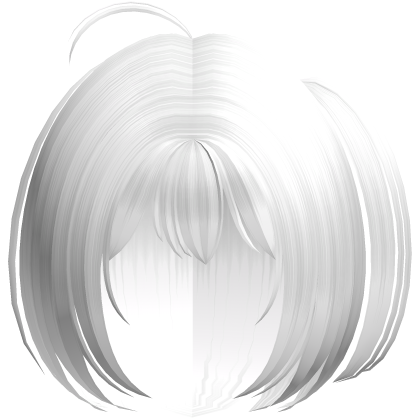 Short Anime Layered Bob (White)