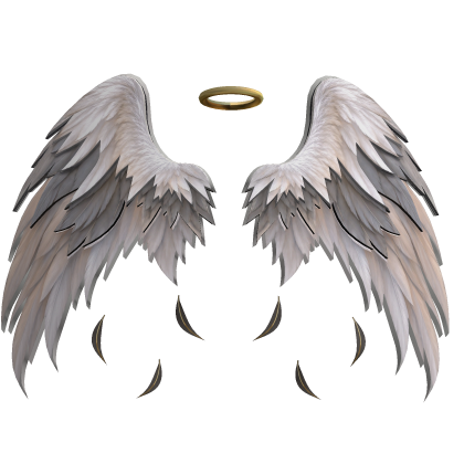 Epic Wings with Halo - Angel Look