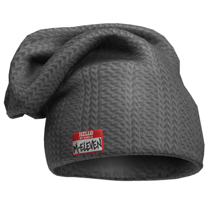 M11! - Oversized Grey Beanie